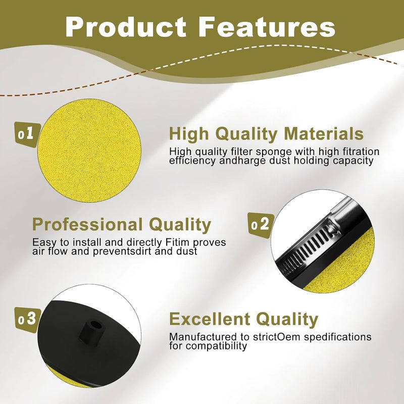 Oceanair TRX 300 Air Filter for Honda Fourtrax 300 Foreman 450 TRX 300 TRX300FW TRX 400 TRX400FW Foreman 400 TRX 450 TRX450FM TRX450S TRX450FE TRX450ES Replace 17254-HC5-900 - Image 3